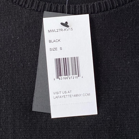 Lafayette 148 Short Sleeve Ruffle Hem Blouse - Picture 9 of 9